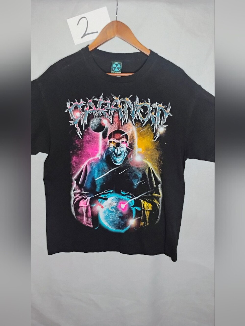 Paranoid Space Reaper We Are Watching You T Shirt Mens Size Large